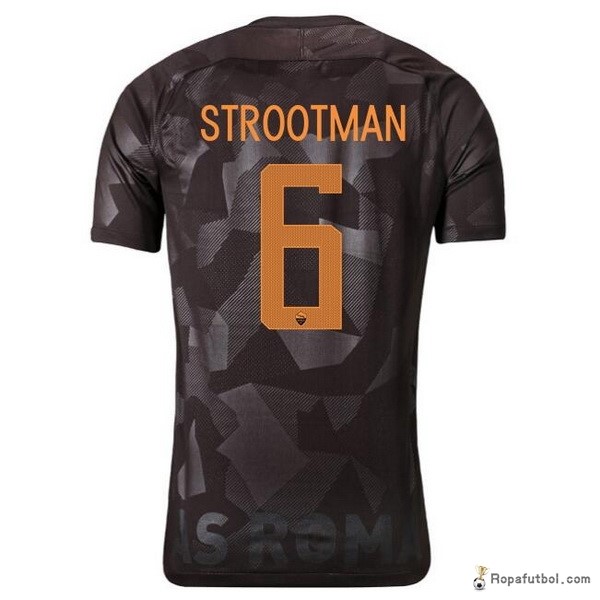 Camiseta As Roma Strootman Replica Tercera Ropa 2017/18